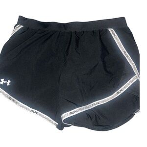 Under Armour Black Athletic Shorts Lightweight Moisture-Wicking